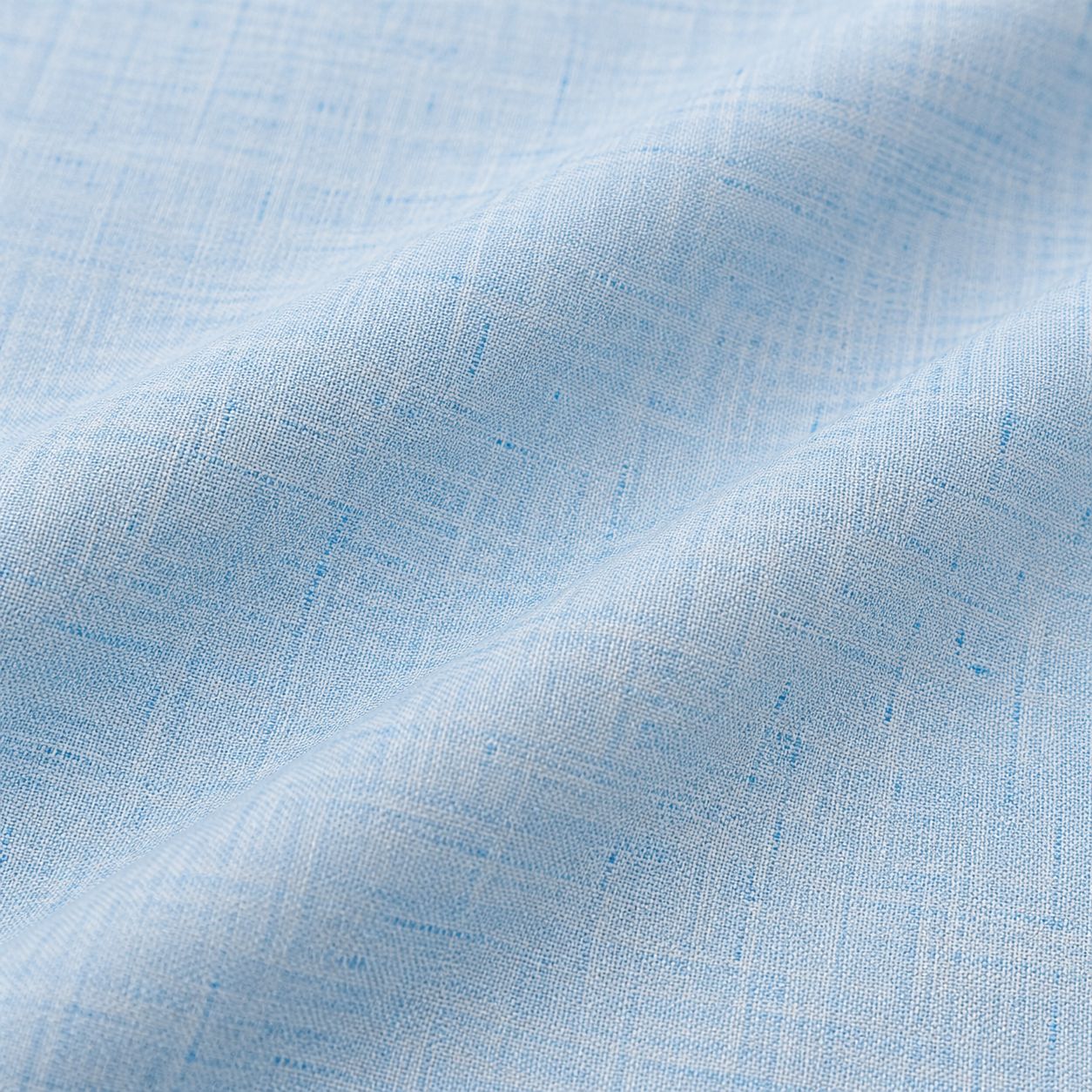 ADVIKEN PREMIUM SKY MIST BLUE COTTON LINEN SHIRT - Image 5